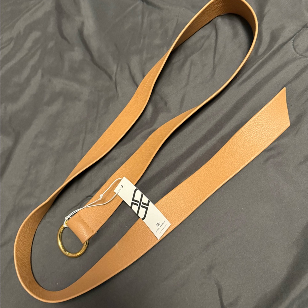 B-Low the Belt Tan Belt New With Tags